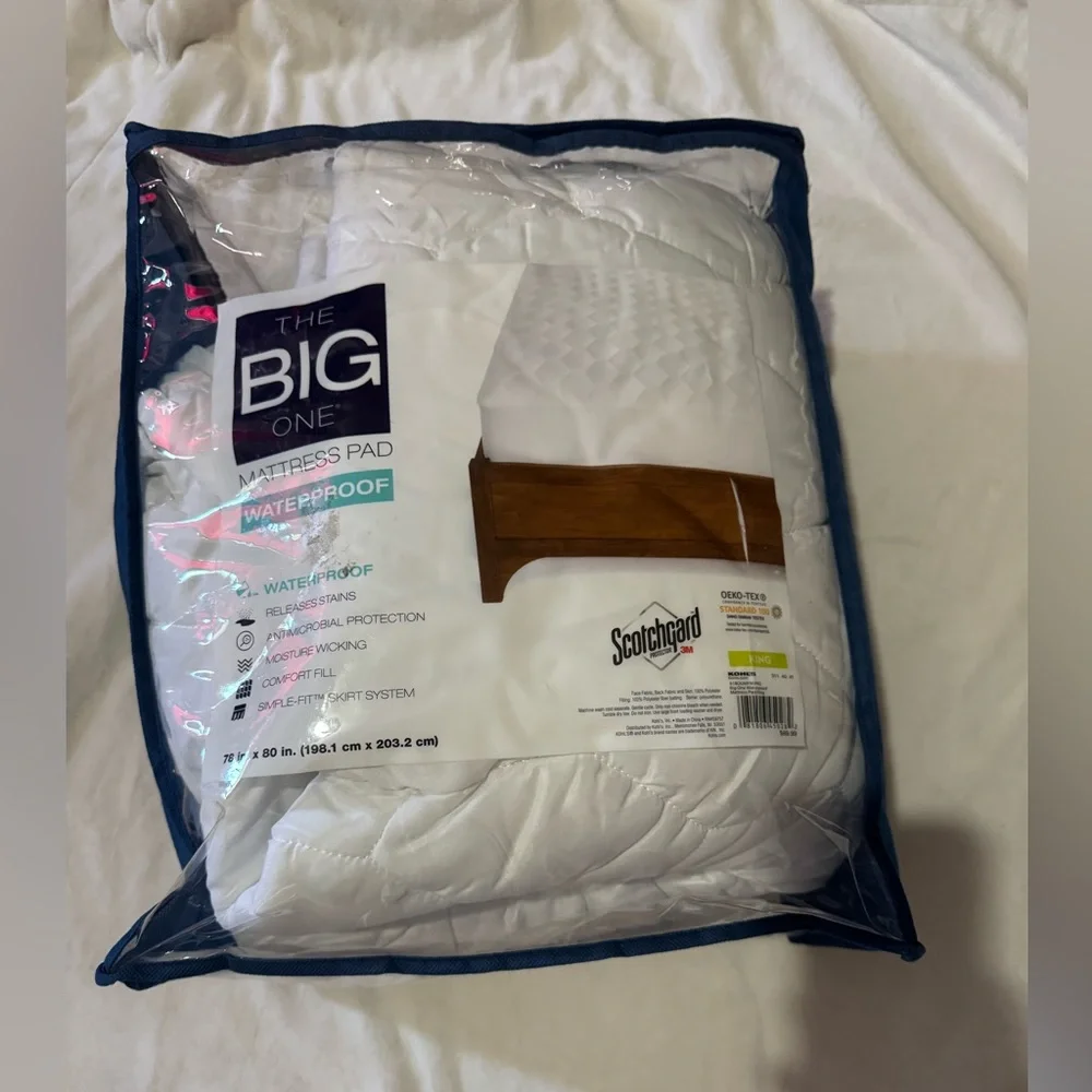 The big one waterproof mattress pad